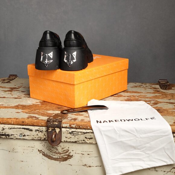 Brand New never worn Naked Wolfe Swish Platform Loafer, sold out - Picture 3 of 12